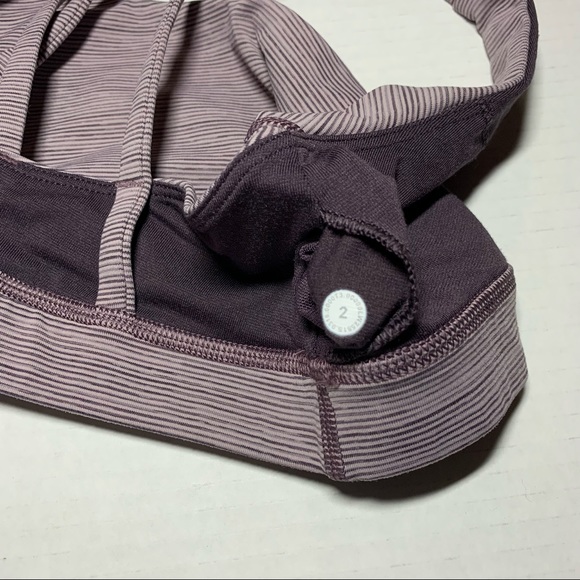 Lululemon size 2 striped energy bra - Picture 11 of 14